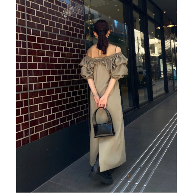 Ameri VINTAGE - VOLUME BUSTIER LAYERED DRESSの通販 by p's shop