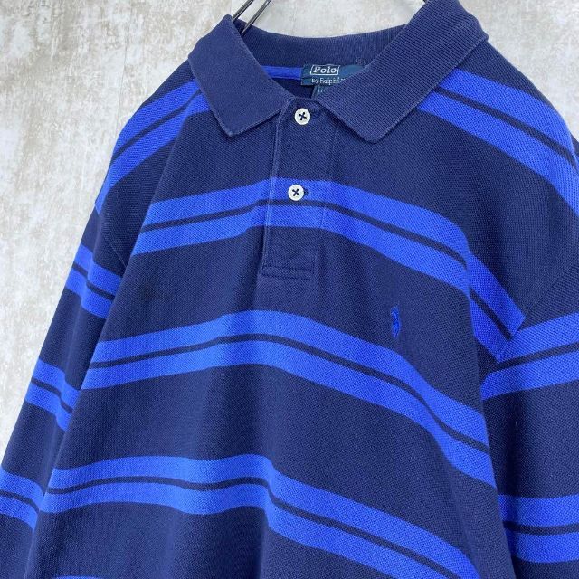 Ralph Lauren - 90s ラルフローレン ボーダー ポロシャツ ラガーシャツ ...