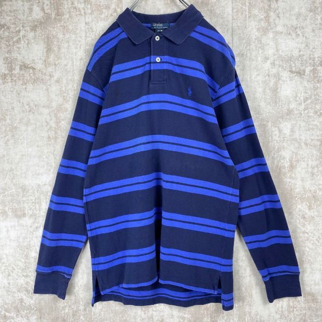 Ralph Lauren - 90s ラルフローレン ボーダー ポロシャツ ラガーシャツ