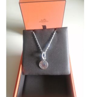 フラワープリント HERMES エルメス ネックレス ケリー バッグモチーフ