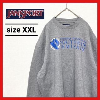 JANSPORT - JANSPORT ノートルダム大学 ロゴ刺繍スウェット XL グレー