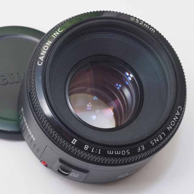 【美品】Canon EF50mm F1.8 II 単焦点 背景ぼかし神レンズ❤️