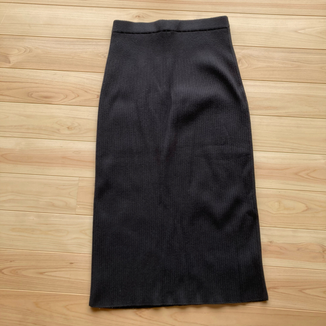 UNIQLO(ユニクロ)のUNIQLO スフレヤーンリブロングスカート レディースのスカート(ロングスカート)の商品写真