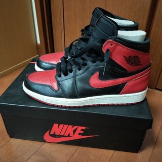 ナイキ(NIKE)のk様専用 aj1 airjordan1 bred og(スニーカー)