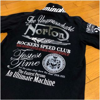 ノートン(Norton)のNorton刺繍半袖ポロシャツ　L(ポロシャツ)