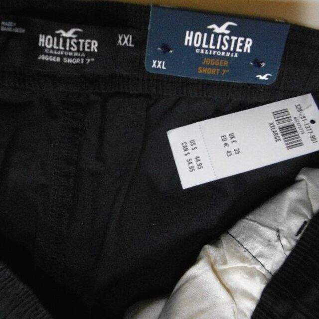 Hollister(ホリスター)のホリスター/US:XXL/ブラック/カーゴ ジョガーショートパンツ メンズのパンツ(ショートパンツ)の商品写真