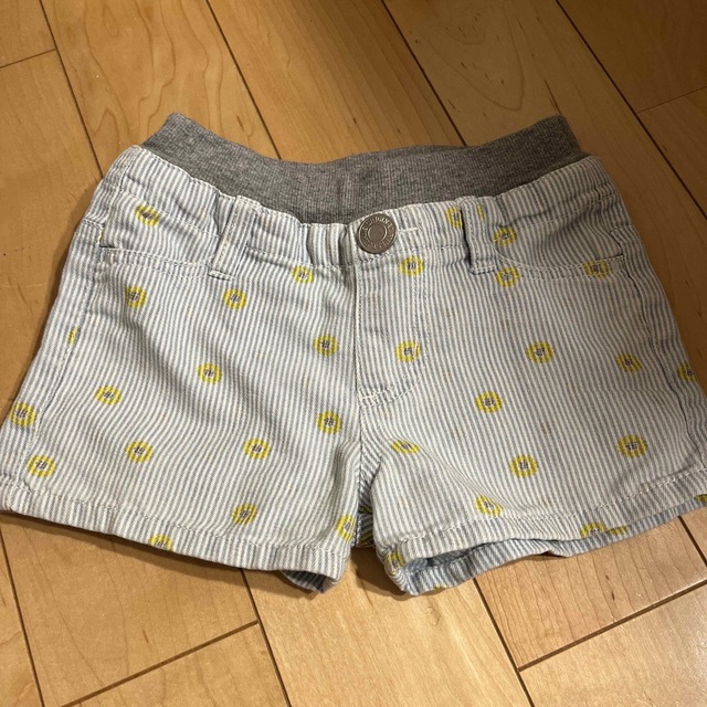 ストライプ柄☆ショートパンツ キッズ/ベビー/マタニティのキッズ服女の子用(90cm~)(パンツ/スパッツ)の商品写真