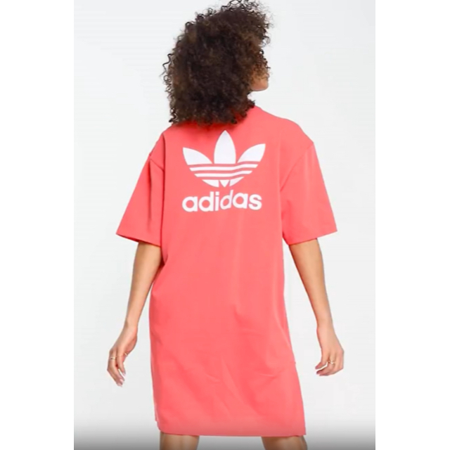 【Lサイズ】新品未使用 adidas アディダス ミニ ロゴ Tシャツ ドレス