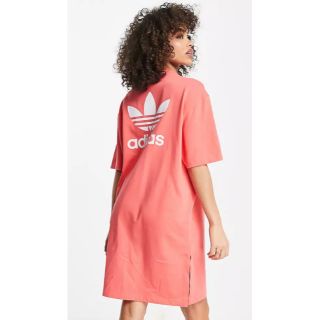 アディダス(adidas)の【adidas　Originals】adicolor Ｔシャツドレス(ミニワンピース)