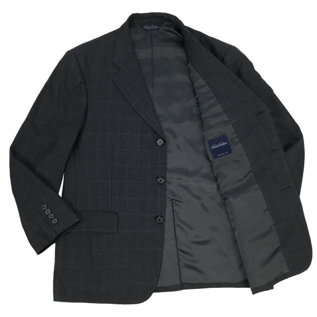 Brooks Brothers - ブルックスブラザーズ 3B留め 格子柄 テーラード