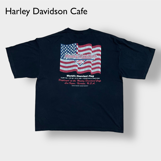 【Harley Davidson Cafe】3XL Tシャツ ハーレー ロゴ