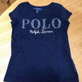 ポロラルフローレン(POLO RALPH LAUREN)のポロラルフローレン ガールズ ロゴTシャツ ネイビー(Tシャツ/カットソー)