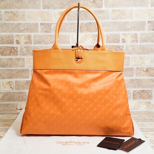 GHERARDINI - ゲラルディーニ ☆ ソフティ レザーコンビ トートバッグ