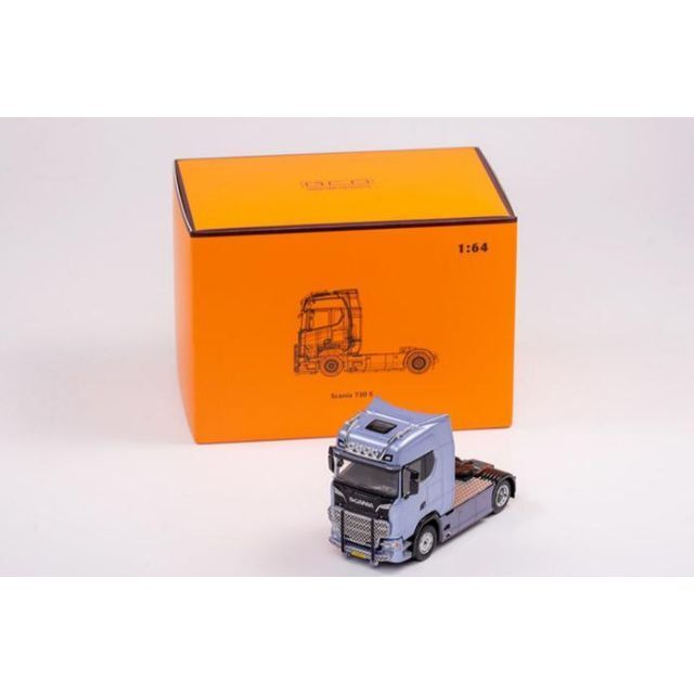 ミニカー GCD 1/64 スカニア SCANIA S730 ライトブルーの通販 by Kei