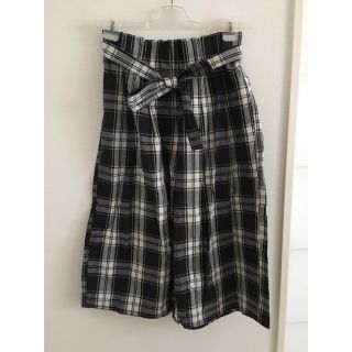 美品‼️チェック柄　キュロットパンツ(キュロット)