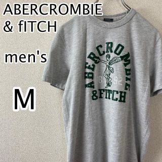 アバクロンビーアンドフィッチ(Abercrombie&Fitch)のABERCROMBIE & FITCH アバクロ　メンズ　Tシャツ　M グレー(Tシャツ/カットソー(半袖/袖なし))