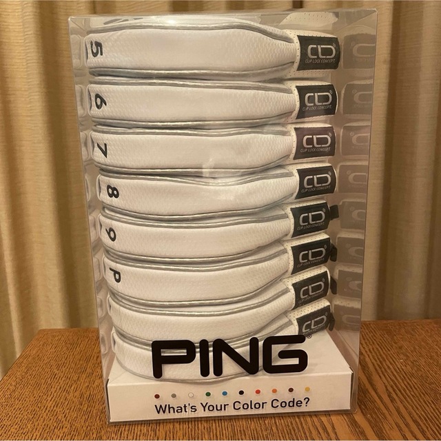 PING ピン カラーコード ホワイト アイアンカバー セット HC-C191
