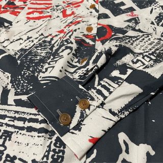 ヴィヴィアンウエストウッド【新品】RUBBISH PRINT サークルシャツ