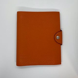 エルメス(Hermes)の☆専用[美品] HERMES note cover オレンジ（ノート付(ノート/メモ帳/ふせん)