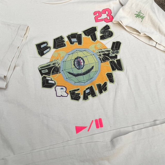 STUSSY - Stussy×スケシン 00s初期 銀タグ Beats Breakin Tシャツの ...