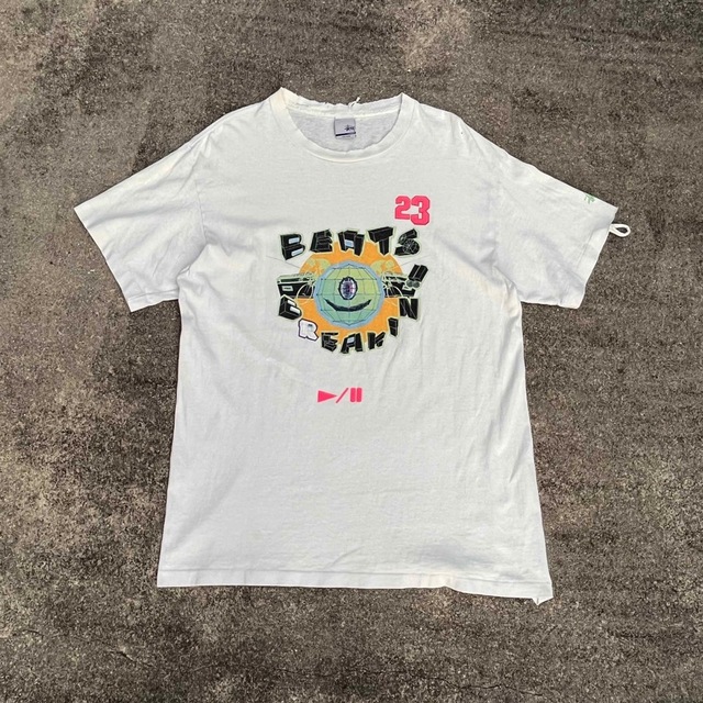 Stussy×スケシン 00s初期 銀タグ Beats Breakin Tシャツ