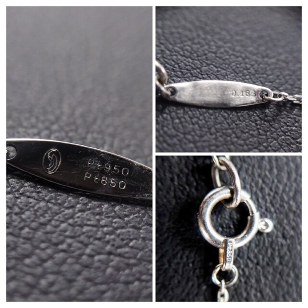 銀座ダイヤモンド シライシ ネックレス プラチナ 0.183ct 銀座ダイヤモンド シライシ ネックレス プラチナ 0.183ct