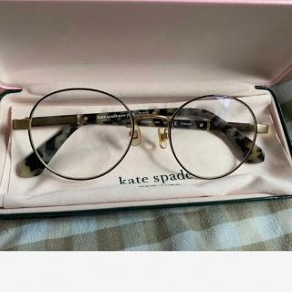 ケイトスペードニューヨーク(kate spade new york)のケイトスペード　ベッコウ柄メガネフレーム(サングラス/メガネ)