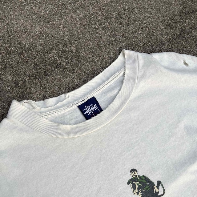 STUSSY Stussy 90s 名作 Rank File ソルジャー Tシャツ USA製の通販 by 晃's shop｜ステューシーならラクマ