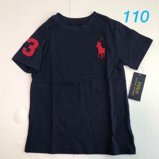 ポロラルフローレン(POLO RALPH LAUREN)のラスト1点◇ラルフローレン ビッグポニー半袖Tシャツ ネイビー  4T/110(Tシャツ/カットソー)