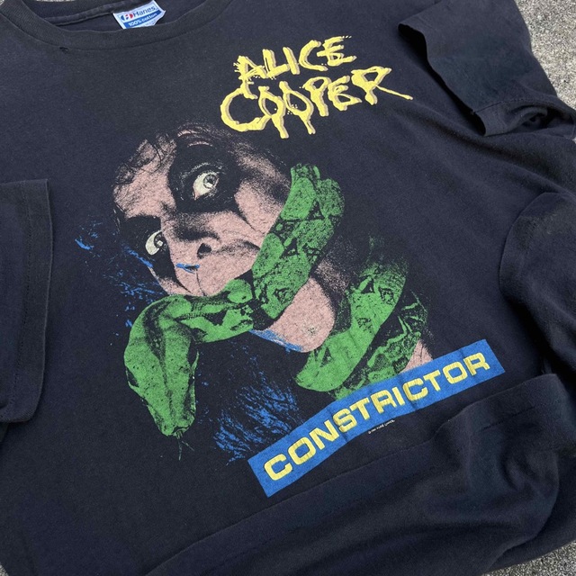 ALICE COOPER 80s ツアー バンドTシャツ USA製 Hanes - Tシャツ