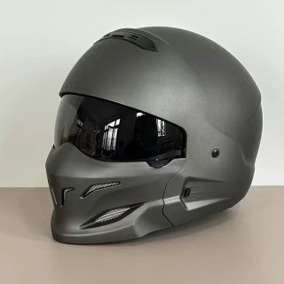 ジェットヘルメット 多機能バイクヘルメット フルフェイスヘルメット ジェット新品(ヘルメット/シールド)