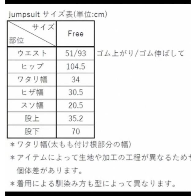 Ron Herman(ロンハーマン)の試着のみ新品　THE SHISHIKUI シシクイ　デニム　ジャンプスーツ　 レディースのパンツ(オールインワン)の商品写真