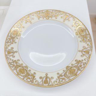 ノリタケ(Noritake)の希少 オールドノリタケ ハンドペイント プレート クリスマスボール 金彩 (食器)