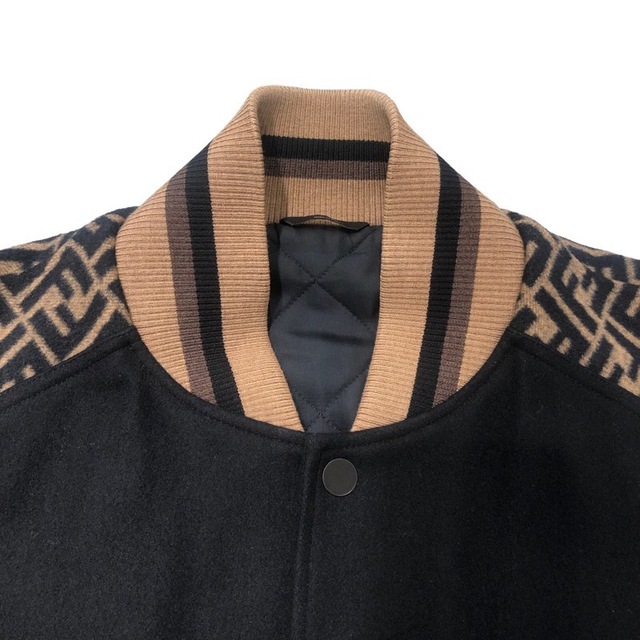 特価大得価 FENDI フェンディ ボンバージャケット スタジャン ZVAWe