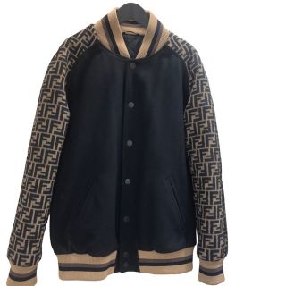 フェンディ FENDI FFボンバージャケット スタジャン メンズ【中古】