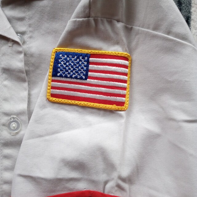 ボーイスカウトシャツ　US古着 レディースのトップス(シャツ/ブラウス(半袖/袖なし))の商品写真
