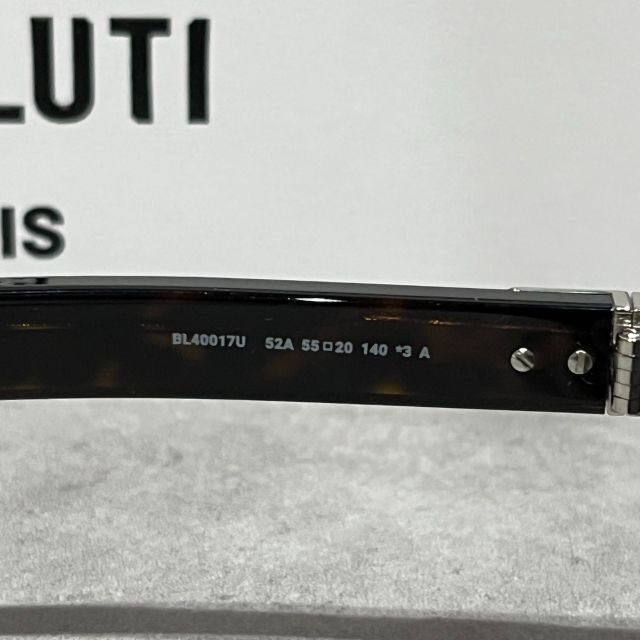 新品 BERLUTI ベルルッティ BL40017U 52A メガネ サングラス | www