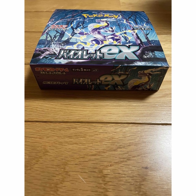 ポケモン(ポケモン)の即納 ポケモンカード バイオレットex  1BOX シュリンクなし エンタメ/ホビーのトレーディングカード(Box/デッキ/パック)の商品写真