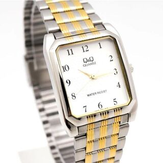 CITIZEN - 《美品》CITIZEN Q&Q 腕時計 ホワイト フリーアジャスト