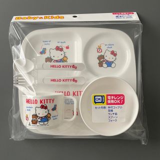 ハローキティ(ハローキティ)の新品未使用　キティちゃん　キッズ・ベビー用食器セット　(離乳食器セット)