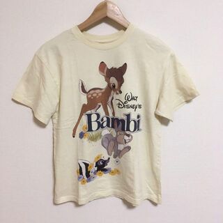 ディズニー(Disney)のDisney ディズニー　Tシャツ　バンビ　BAMBI プリント　XS(Tシャツ(半袖/袖なし))