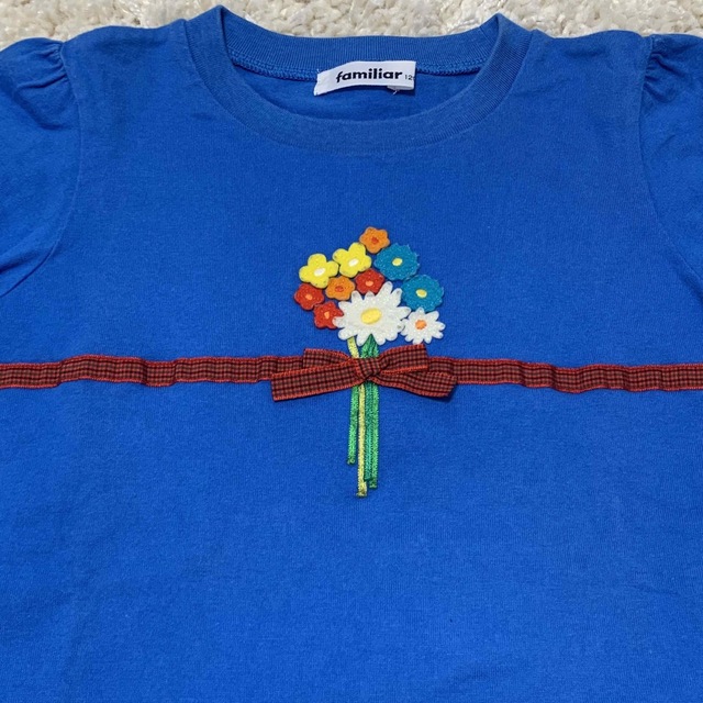 familiar ファミリアチェック familiar お花 Tシャツ 120の通販 by Lily ファミリア Tシャツ お花