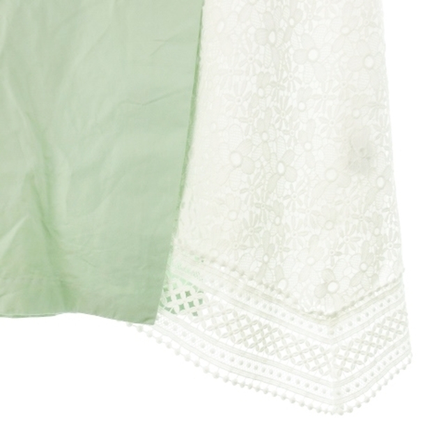 WILLSELECTION(ウィルセレクション)のウィルセレクション スカート トレンチ フレア ミモレ ヘム レース  M 緑 レディースのスカート(ロングスカート)の商品写真