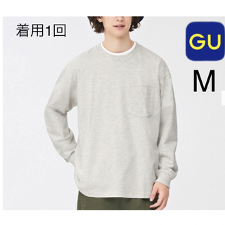 ジーユー(GU)のGU ヘビーウェイトビッグT  Mサイズ　美品　匿名発送送料込(Tシャツ/カットソー(七分/長袖))
