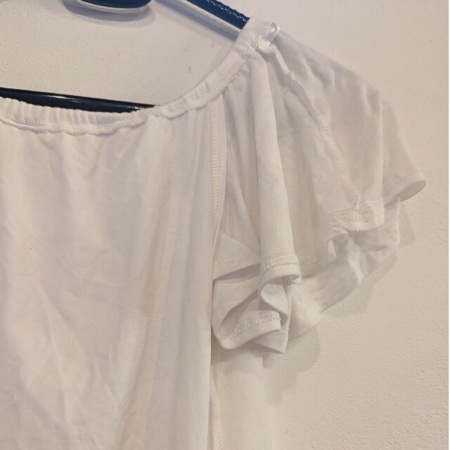 KAHIKO(カヒコ)の白Ｔシャツ　　mermaid line レディースのトップス(Tシャツ(半袖/袖なし))の商品写真