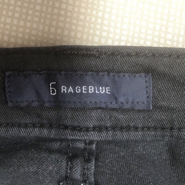 RAGEBLUE(レイジブルー)のメンズ　パンツ　黒　RAGEBLUE 28 メンズのパンツ(チノパン)の商品写真