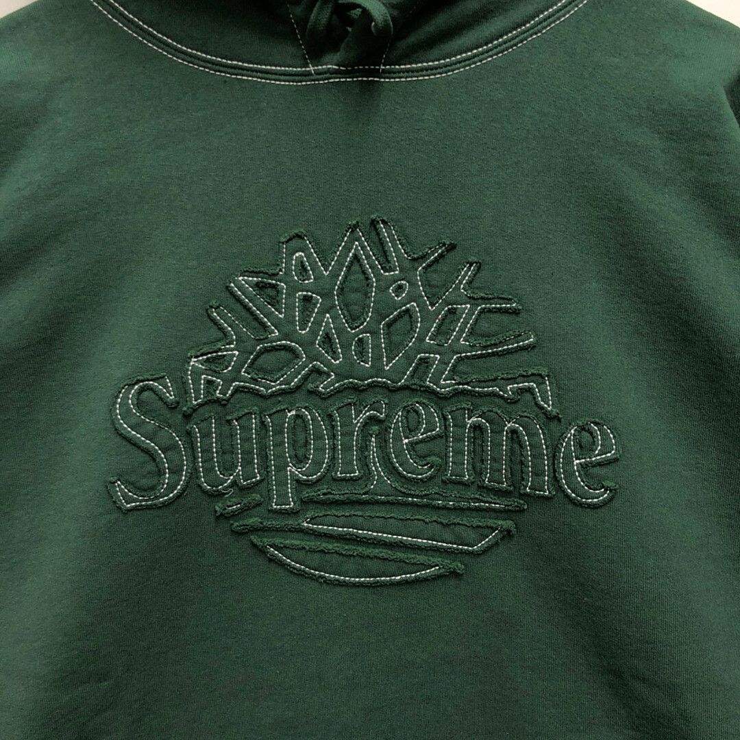 Supreme Timberland Hooded Sweatshirt 緑 L-