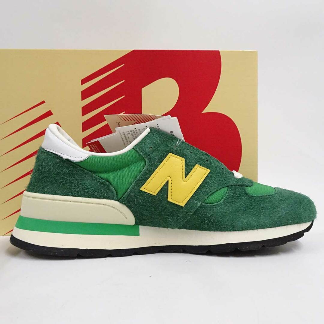 New Balance(ニューバランス)の【未使用】ニューバランス M990V1 スニーカー 28.5cm グリーン/イエロー M990GG1 メンズの靴/シューズ(その他)の商品写真