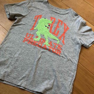 ギャップキッズ(GAP Kids)のGAP 恐竜スパンコール　Tシャツ(Tシャツ/カットソー)