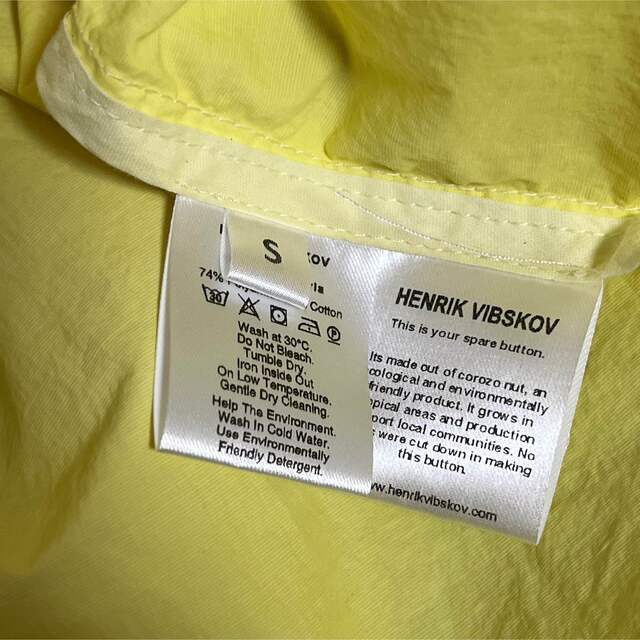 超格安価格 HENRIK VIBSKOV Vibskov イエロー 全国どこでも送料無料